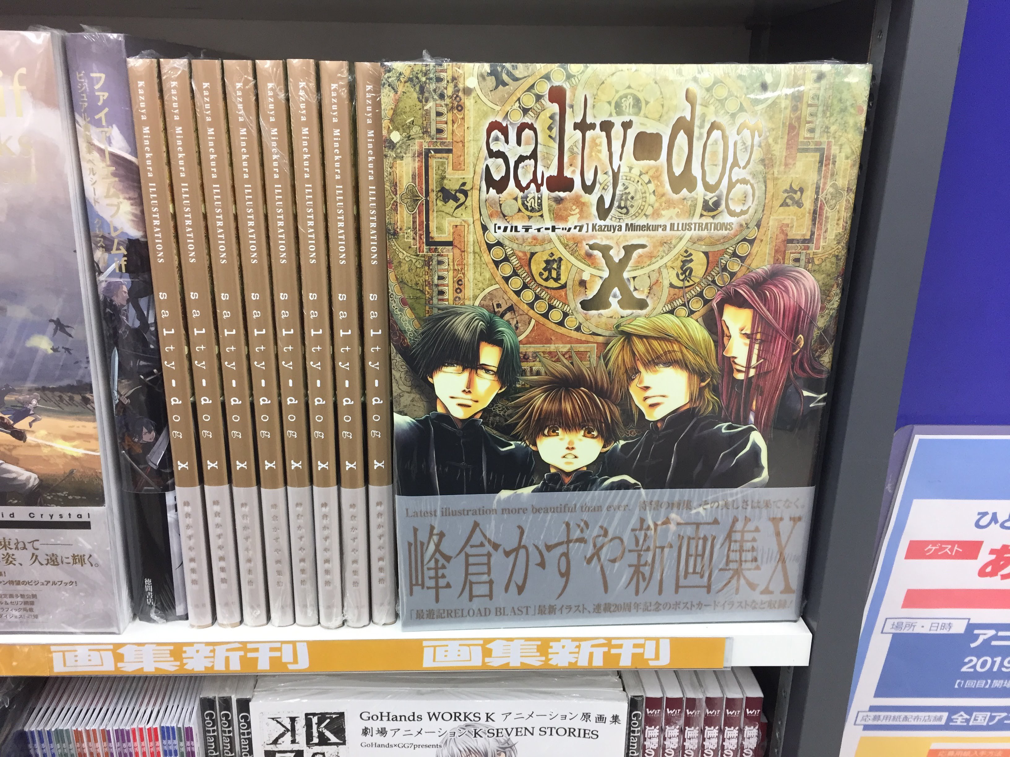 匿名配送 Salty Dog 峰倉かずや画集 イラスト集 V 最遊記 画集 ソルティードッグ ソルティドッグ Salty Dog 峰倉かずや画集 5巻 Studiodeiure It