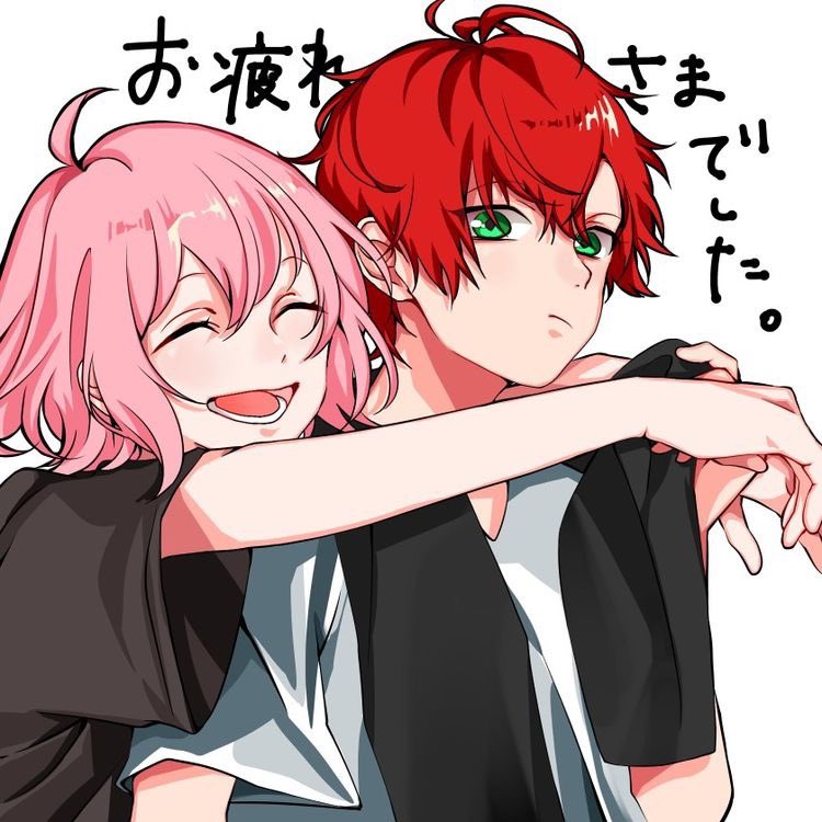 “Hey Ryder~!”

She smiled hugging the male happily from behind.