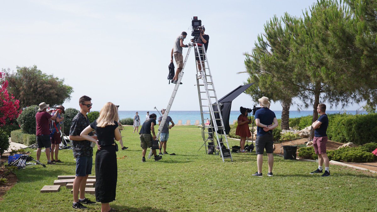 Using the latest technology… ladders, to get the shot.

#BTS stills from Cyprus and James Villas ad
Check out the results here: ow.ly/jKNl50v95yC

.
.
.

#ProductionTeam #CyprusCrew #WorkingWorldwide #DigitalMarketing #DigitalContent

@jamesvillasuk @Aspect_FandV