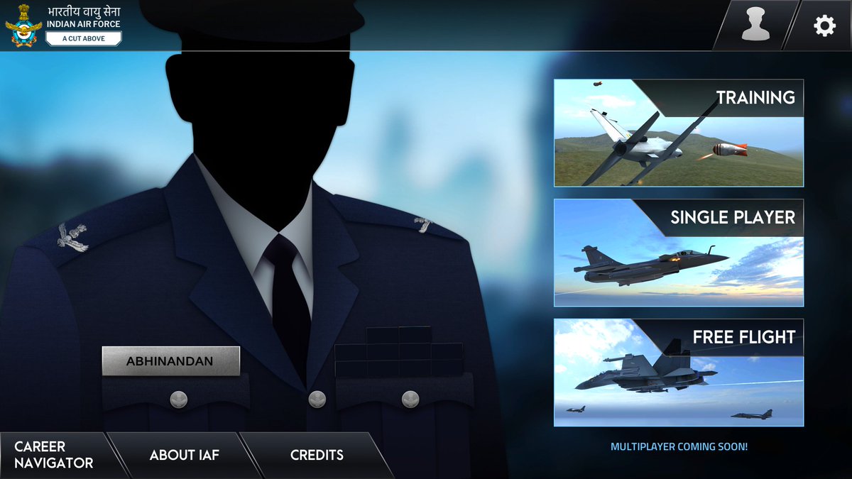 Woww.. started with #Abhinandan 
@IAF_MCC #aCutAbove ✈️ 🇮🇳
#airforcelove #MobileGame