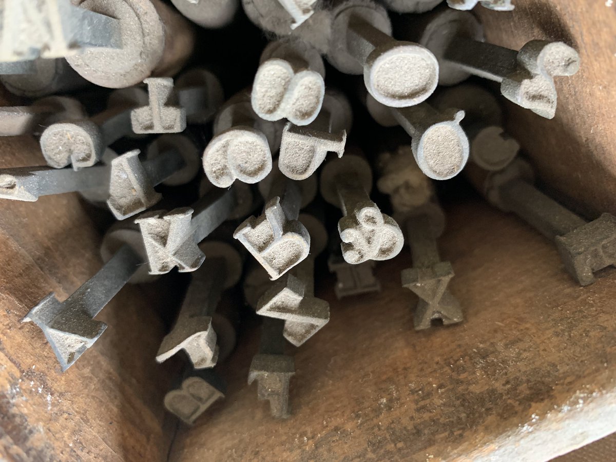 wbookbinding's tweet image. Loads of beautiful old bookbinding hand tools on eBay right now! Search for the product titles 🔨✨ #bookbinding #bookbindingtools #goldtooling #type #brasstype #typeface #antiquetype #vintagetype #leatherworking #leatherwork #leathercraft #bookbinder #leatherworker #seriftype