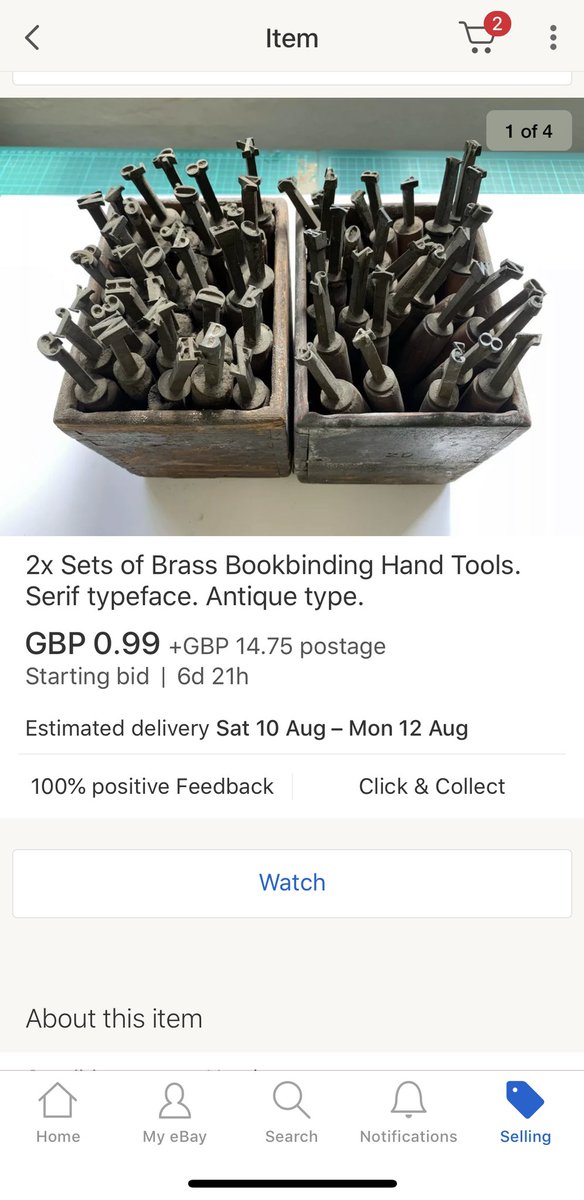 wbookbinding's tweet image. Loads of beautiful old bookbinding hand tools on eBay right now! Search for the product titles 🔨✨ #bookbinding #bookbindingtools #goldtooling #type #brasstype #typeface #antiquetype #vintagetype #leatherworking #leatherwork #leathercraft #bookbinder #leatherworker #seriftype