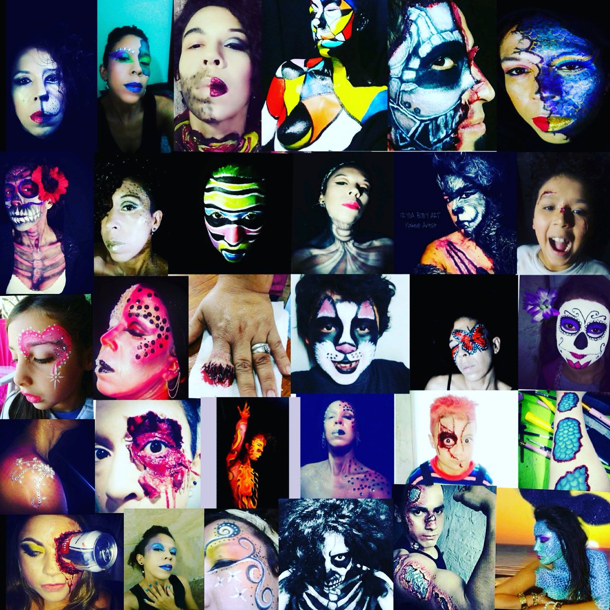 CLETAROOT's tweet photo. Hola soy Artista del maquillaje y soy nueva en este mundillo de Twitter ..aquí les dejo algunas de mis locuras jajaja espero que les guste https://t.co/x6OmOFpYHB