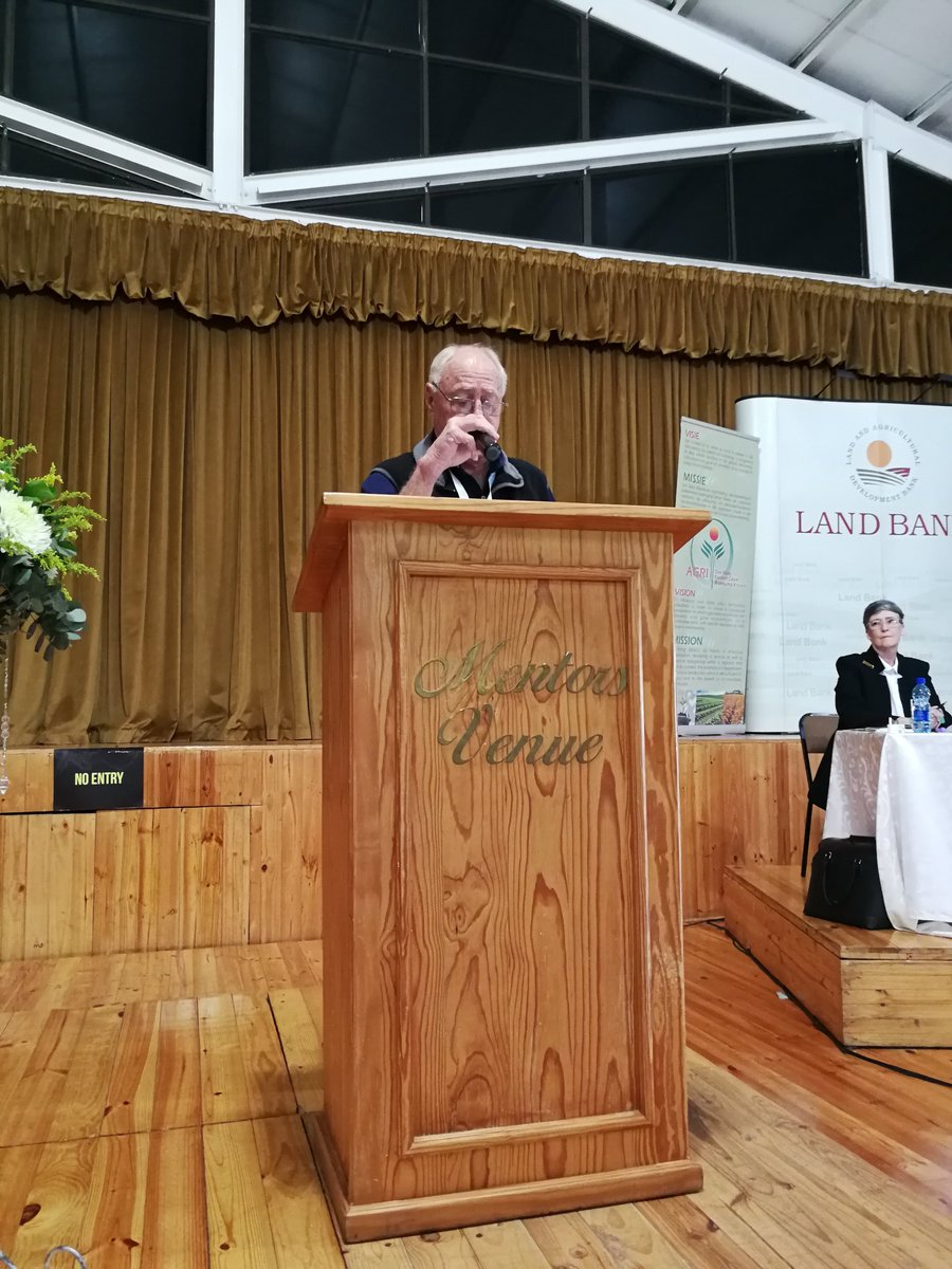 We are opening with scripture reading and prayer by Mr Danny Wepener.

#AgriEC19