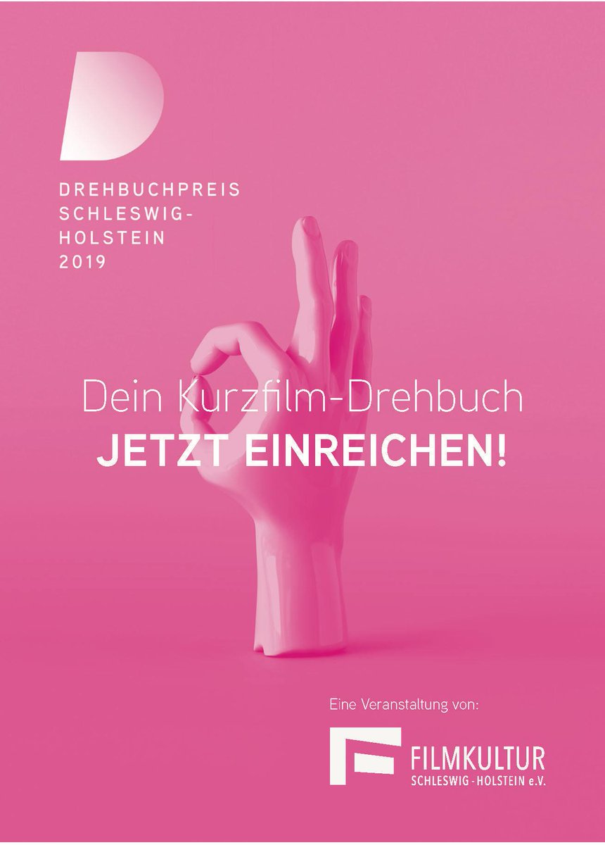 infomediaSH's tweet photo. #DrehbuchpreisSH 2019: Ab 1. August können #Kurzfilm-Drehbücher für den landesweiten #Wettbewerb eingereicht werden!
Alle Informationen, Regularien und Bildmaterial unter https://t.co/aty1SHT7m6.
Gefördert von @Bildung_SH und @stadt_kiel.
#Drehbuch #FilmszeneSH https://t.co/Vm4umoP3HM