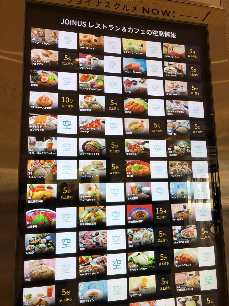 コレは画期的！全国のショッピングモールの飲食店は導入するべき！