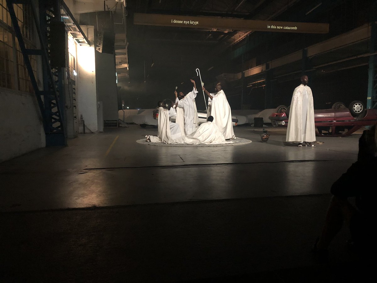 Real magic when old factory halls were brought back to life by #RomeoCastellucci La Vita Nuova at @passagefestival  #dkkultur Tak: @kunstfond @Helsingoer @benediktekiaer for generous support