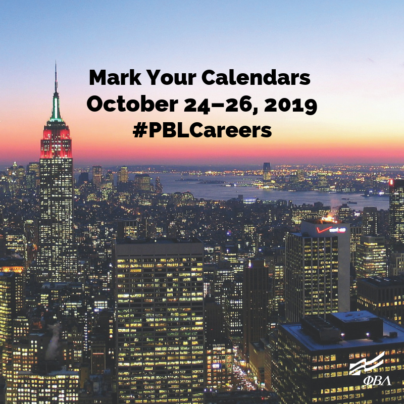 PBL_National's tweet photo. Registration has opened for #PBLCareers in New York City🗽on Oct 24–26. #PBLCareers is exclusively for PBL members and features business tours, workshops, a networking reception, and so much more. Start planning today! https://t.co/qZSKP36Puj