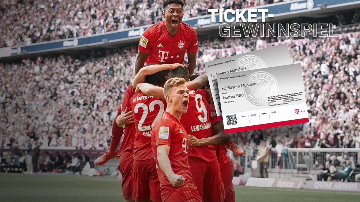 Fc Bayern Munchen בטוויטר Bei Einem Artikel In Unserem Fan Shop Zuschlagen Und Tickets Fur Das Erste Bundesliga Heimspiel Des Fcbayern Gegen Hertha Bsc Gewinnen Https T Co 5d6bcac4y4 Https T Co 9ty1chx4by