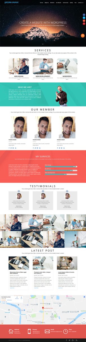 Developer12Web's tweet image. You Want to create a #website? Hello, I
am #Web #Designer and #developer .I will
create #professional #responsive
#wordpress website.I have 3.5 Years
Experience.If you need #website Please
contact me and discuss your #project .
Check my #Service fiverr.com/hasan_imam/