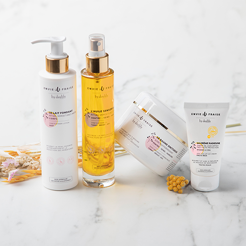 EXCLUSIVITÉ <a href="/enviedefraise/">Envie de Fraise</a> x <a href="/DaylilyParis/">Daylily</a> 
Faites place nette dans votre salle de bain, voici 4 soins naturels, certifiés vegan et Made in France qui vont changer votre quotidien dès le 1er mois de grossesse et longtemps encore après l’accouchement ! 😊bit.ly/2MwSHQ8