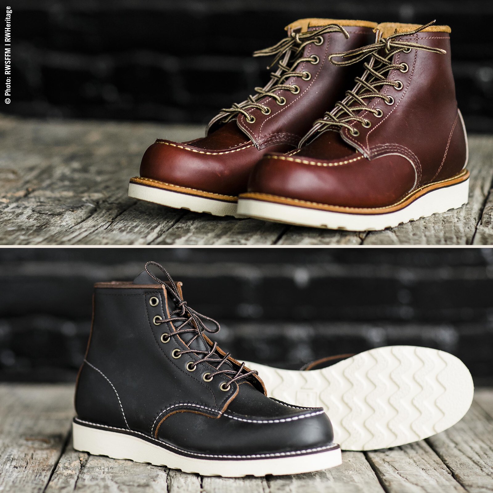 redwingfrankfurt on X We will start this August with some hot amazing news. The upcoming days we will launch two new 6 classic Moc Toe styles 8849 in Black Prairie Leather and