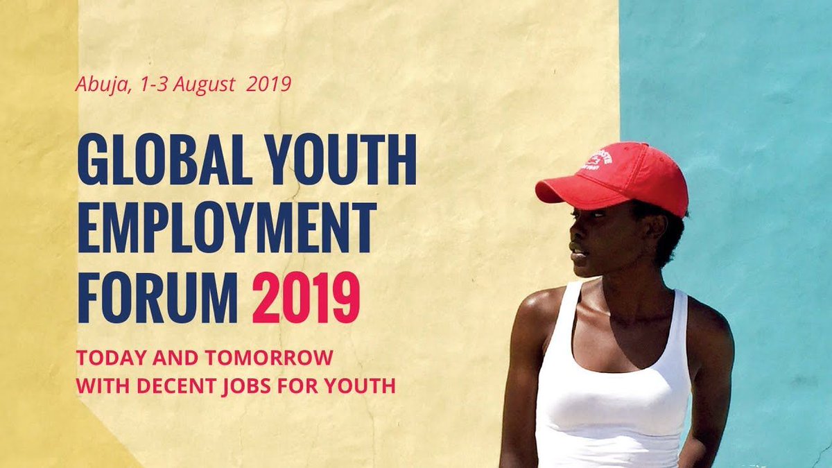 GuyRyder's tweet photo. Look forward to speaking at the Global Youth Employment Forum in Abuja today. Too many young people are not in employment, education or training. @ILO is committed to addressing this &amp; ensuring youth have skills needed for the future. Watch live https://t.co/srynV7d8Bl  #yef2019 https://t.co/OkSfbGK4mb