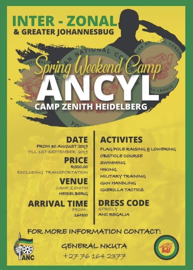 Train these Young Cadres in things that matter. ICT, artificial intelligence, economic intelligence, industrialization, development, Finance, etc. They need to handle a gun to do what exactly and guerilla tactics for what?🤔