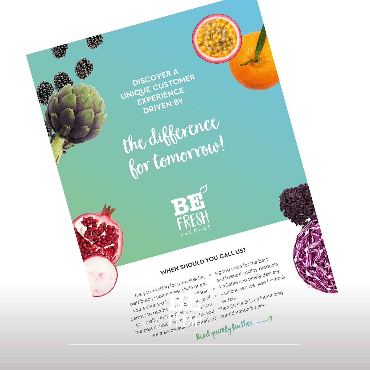 Why should you contact BE Fresh? What does BE Fresh stand for? You can read all this in our new corporate flyer!

befreshproduce.com/Corporate-flyer

#corporateflyer #contactbefresh #whatdowedo