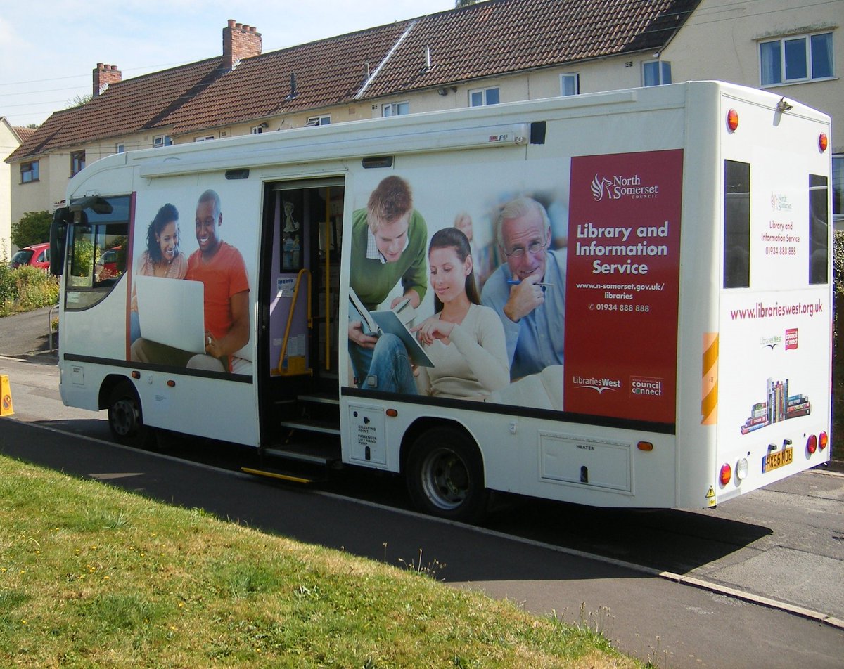 NSomLibraries's tweet photo. Updated mobile library timetable now available online at https://t.co/w9oJGZN1xU and in libraries. Only amendment is a change in timings for #WickStLawrence #Kewstoke #Hutton and #Locking #LibrariesOutandAbout https://t.co/9c4BEpKXcM