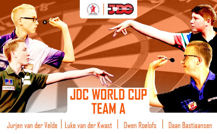 With just 53 days to go... time to meet team A of the Netherlands going to Gibraltar!

🦁 Jurjen van der Velde, Daan Bastiaansen, Owen Roelofs en Luke van der Kwast. 

<a href="/OfficialPDC/">PDC Darts</a> <a href="/ModusDarts180/">MODUS Sports</a> <a href="/Winmau/">Winmau</a> <a href="/GibDarts/">Gibraltar Darts</a> <a href="/DaveAllen1981/">Dave Allen</a> <a href="/MvG180/">Michael Van Gerwen</a>