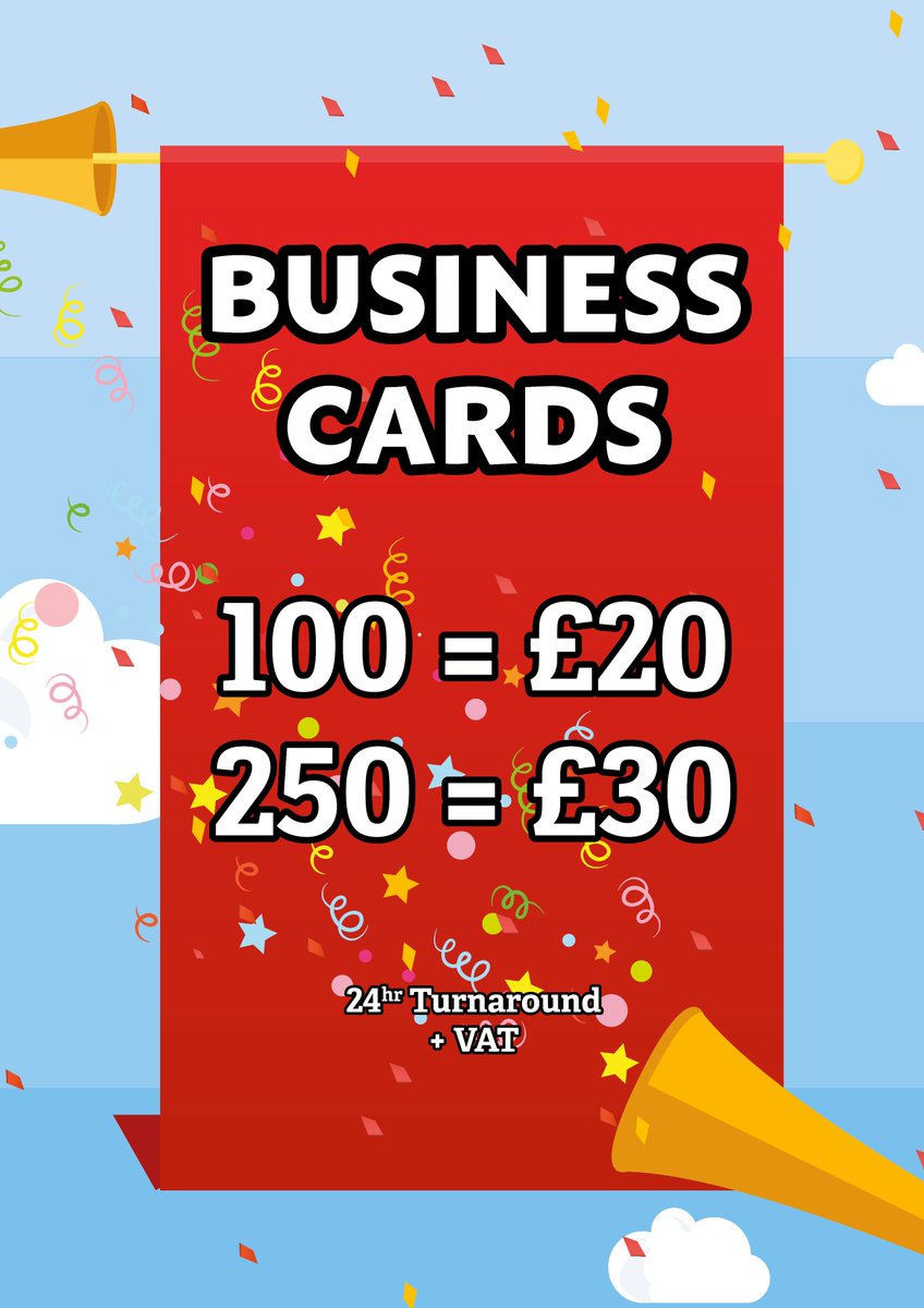 HERE ARE OUR FOLK FESTIVAL SPECIAL OFFERS!
from 1st - 9th August

* 3 for 2 on all greeting cards *
* A5 Leaflets 250 = £30 500 = £50*
* 25% Off Photocopying, Laminating and Binding *
* Business Cards 100 = £20 250 = £30 *

#Sidmouth #SidmouthFolkFestival #shoplocal #shopindie