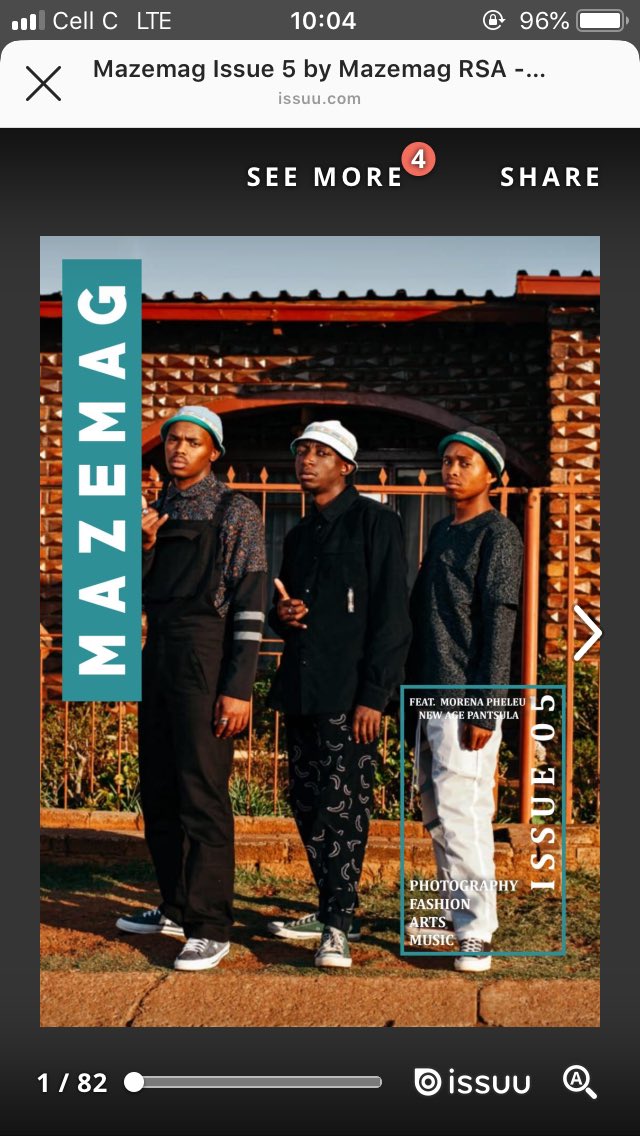 lungelostevenjr's tweet photo. @MAZEMAG_ ISSUE 5 IS NOW AVAILABLE!!! THIS IS THE FIRST MAGAZINE I HAVE EVER BEEN ISSUED IN SO IM SO EXCITED!! https://t.co/Gjnxu46brq