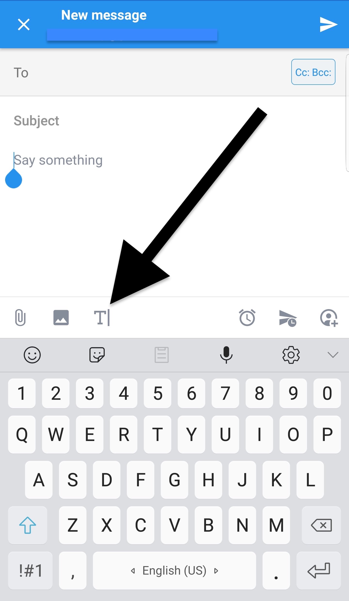 Sparkmail Sandeep 1729 Hello Sandeep In Order To Change The Font Style Please Open My Mail Composer And Tap Text Formatting Button Shown In The Screenshot Below T Co Rkmbuweryz Twitter