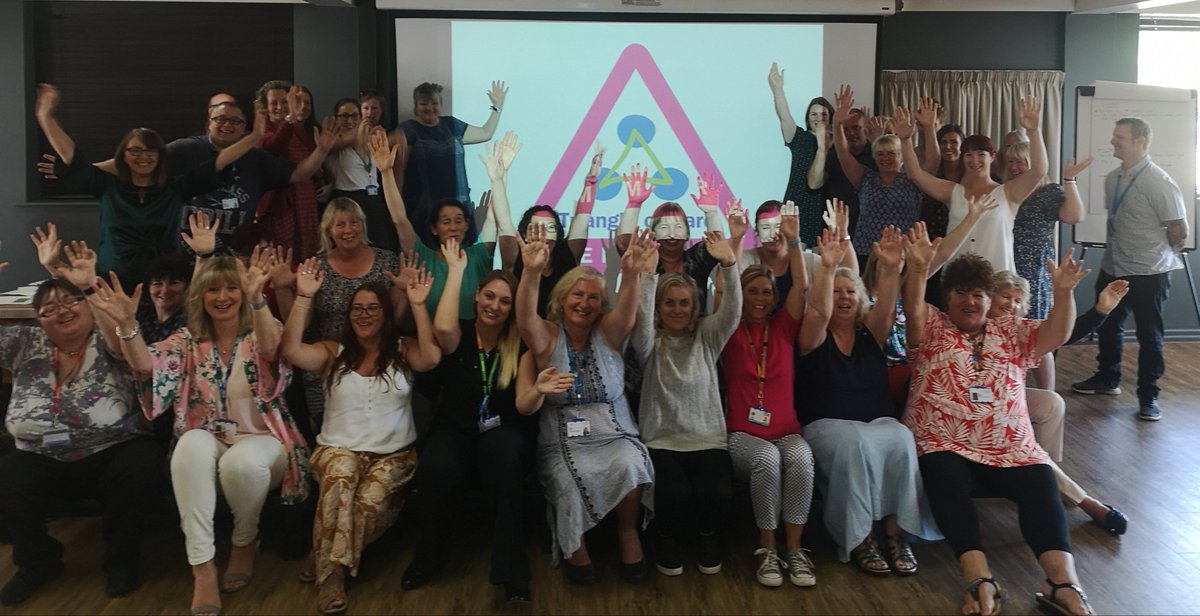 Carer leads from our Inpatient Units and Community Mental Health Teams also celebrating!