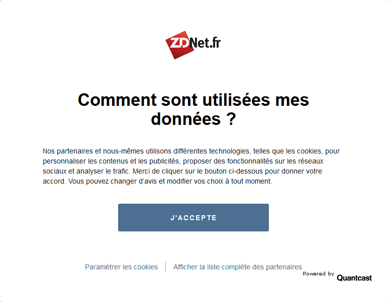 francoisdambrin's tweet photo. Dites #ZNET comment on fait pour refuser? @CNIL #rgpd https://t.co/0sJPobcydx
