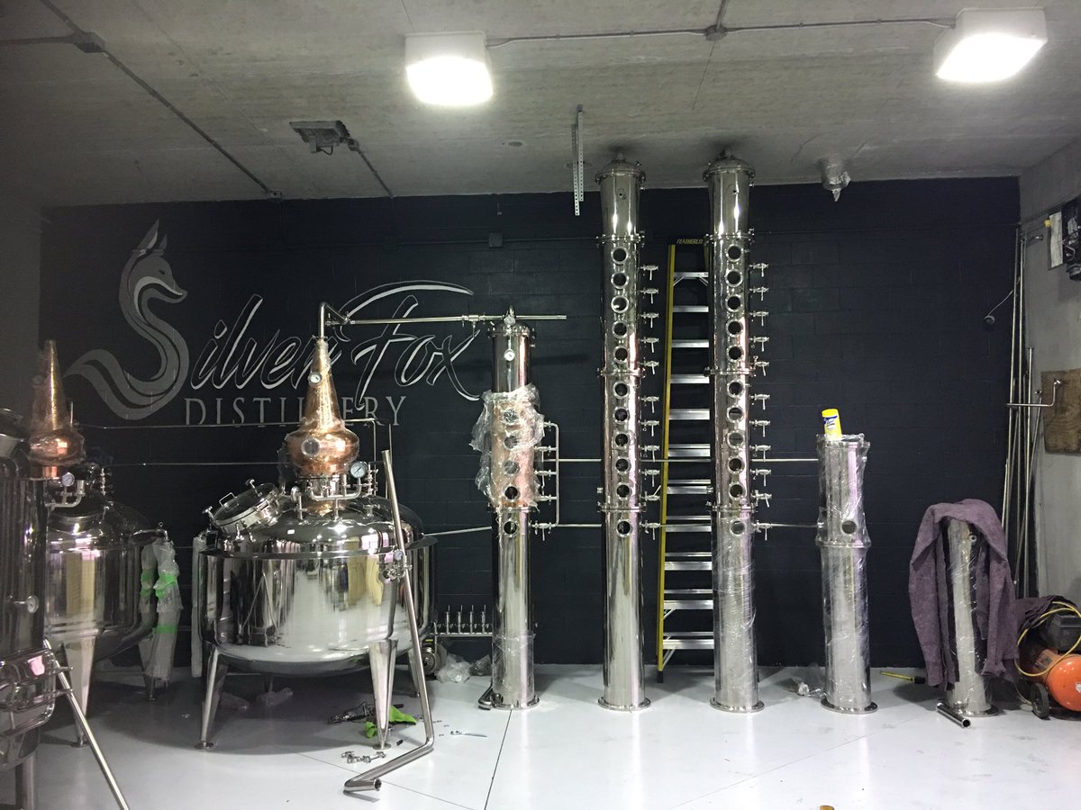 SilverFoxDistil's tweet image. Making Progressat SilverFox Distillery