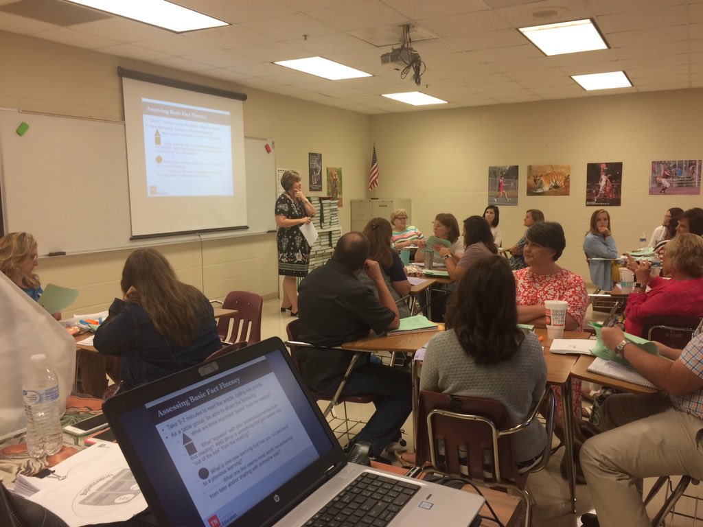 3-5 Math Teachers in Hardin County learning new Math strategies led by <a href="/HoltMb/">Melanie Peel</a> <a href="/SouthwestCORE/">Southwest CORE</a>