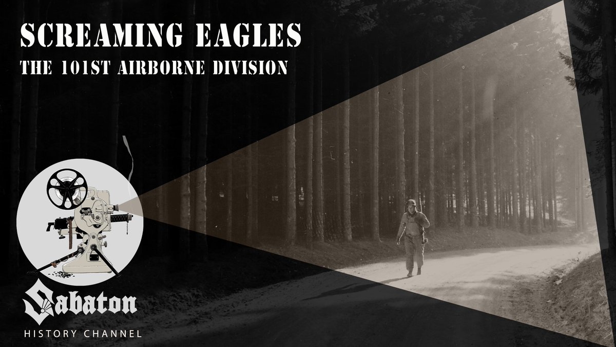 This week's episode on History Channel features our song 'Screaming Eagles'!
Go watch it NOW: 👉 youtu.be/41M4sKVmY0Q
#SabatonHistory #ScreamingEagles #101stAirborne