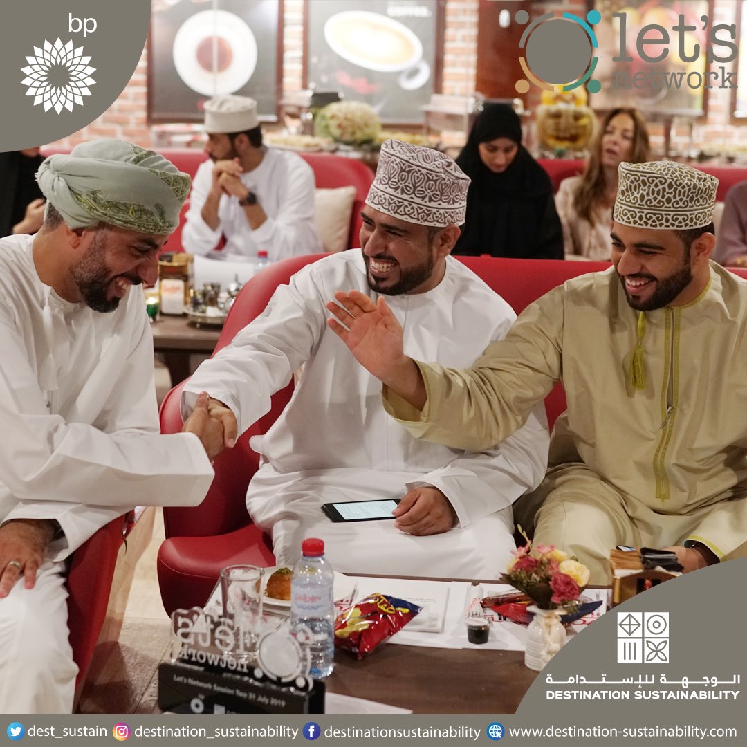 Dest_Sustain's tweet photo. Fun activities, networking, feedback and valuable comments during the #Lets_Network session sponsored by #BP_Oman Thank you to all who attended https://t.co/uELrdfNEjZ