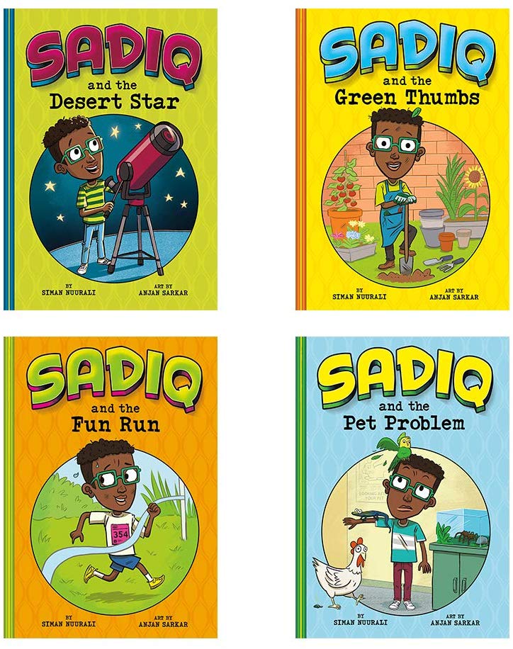 SaadiaFaruqi's tweet photo. Hey guys! I'm soooo excited about the new SADIQ series by @SimanNuurali with art by @LovelyLovelyJam!! I'll be giving away all 4 books to one lucky winner. RT and follow me + Siman to win! Ends Friday afternoon. https://t.co/fSiW28vKES