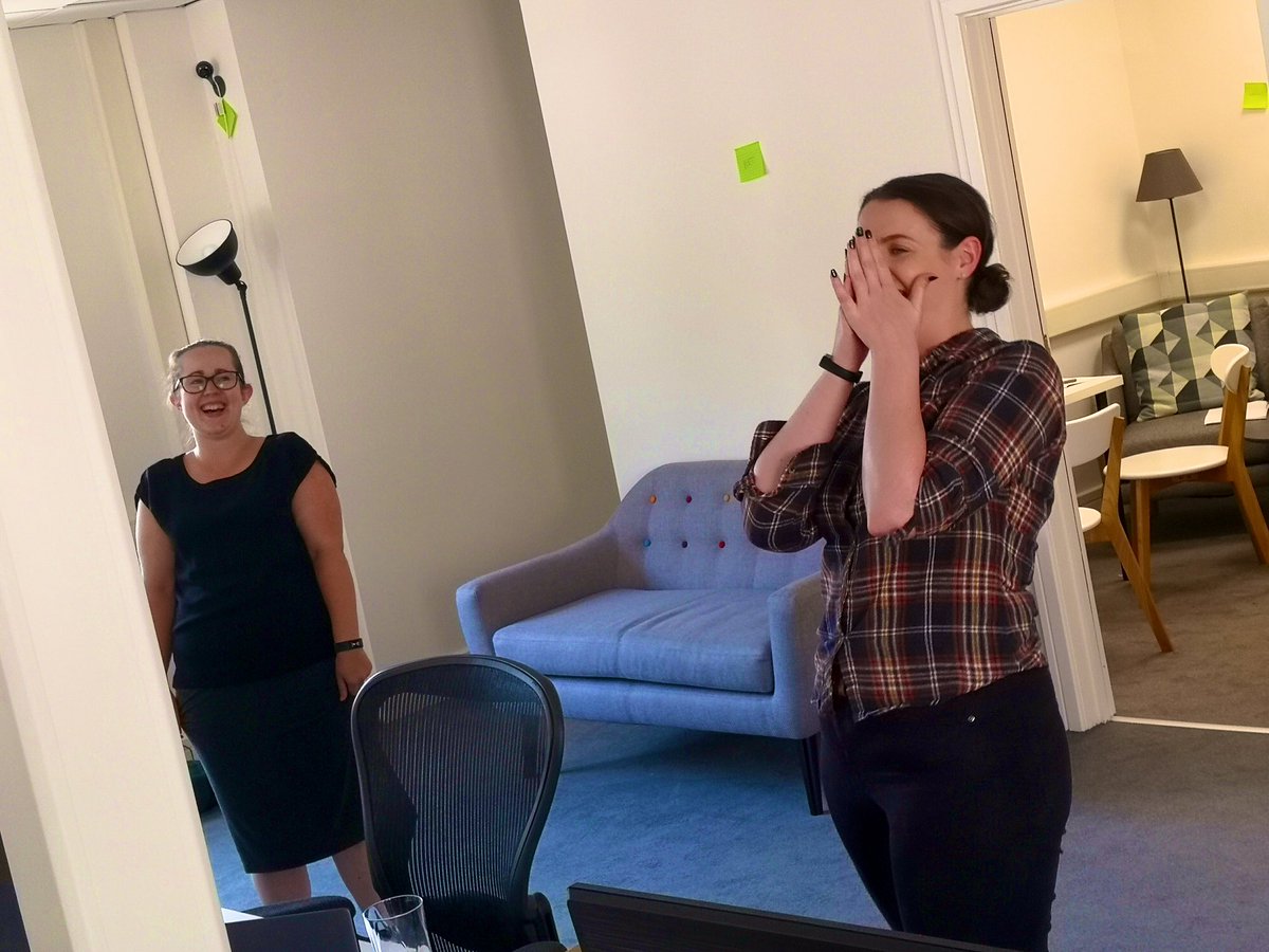 experience_ux's tweet image. Our newest team member Emma completed her first round of usability testing today, on her 1 month anniversary. We think she smashed it! We commemorated the moment with a personalised cat notebook ... what every cat lover needs 🐱 #usabilitytest  #ux