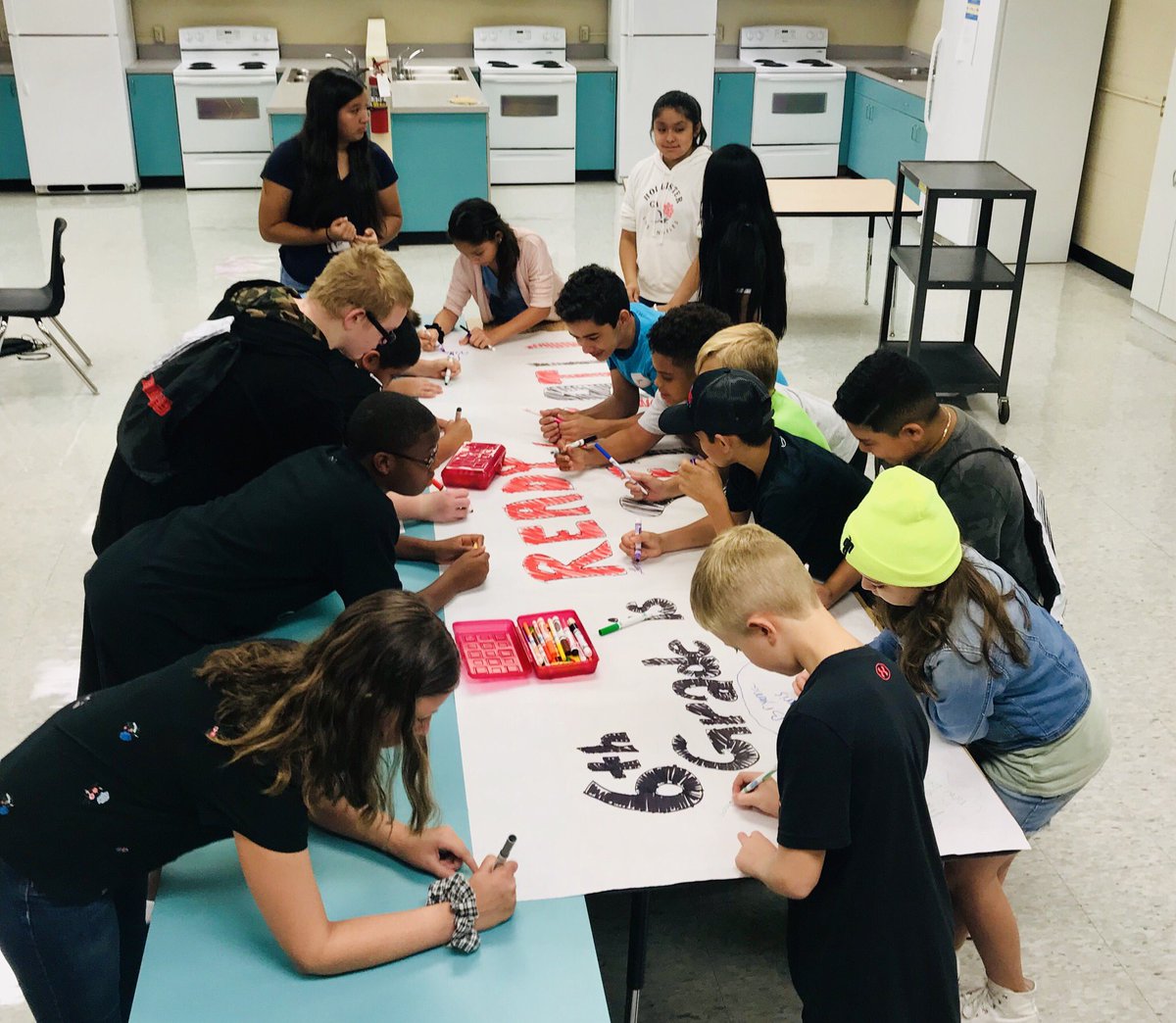 Rising 6th graders are “Ready to set sail” at Pasco Middle.