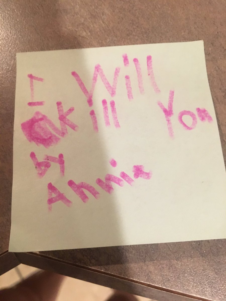 Love when my sweet girl leaves me welcome home notes 😊❤️
