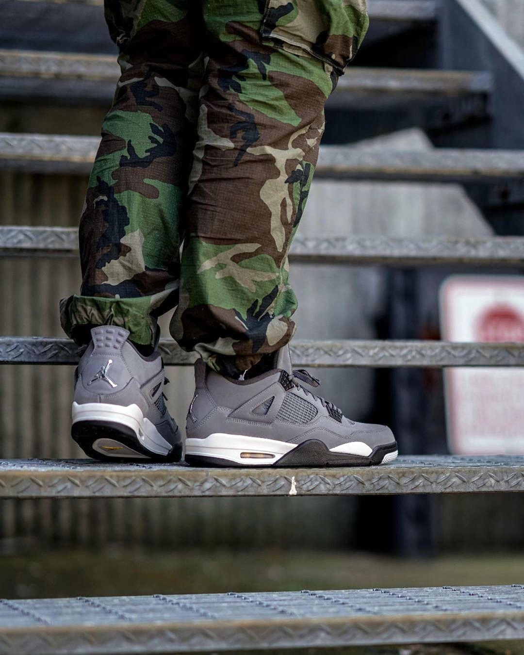 camo cargo pants with jordans