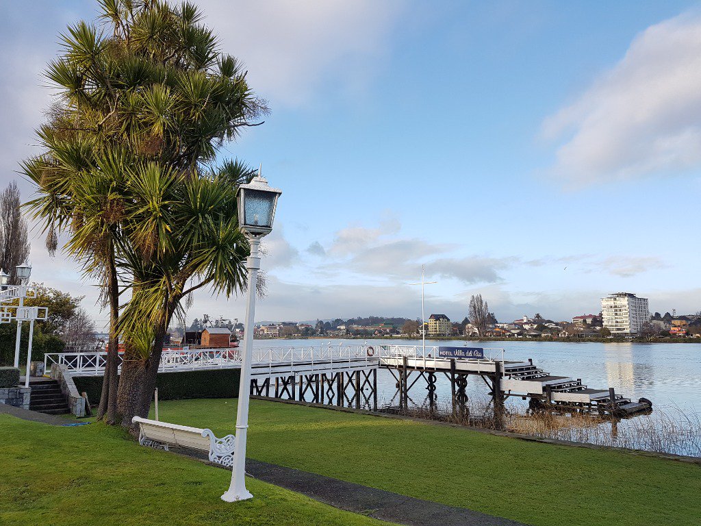 Bienvenido Agosto! lDespués de la lluvia nos quedó esta hermosa vista del río Calle-Calle. 
Que tengan un buen día!