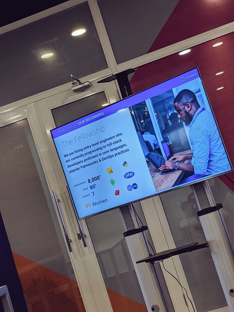 kenessajr's tweet photo. Andela has hired over 80 software engineers within a year in Rwanda and they are still looking for #Devs.

#ThePowerOfX https://t.co/M1QisH6kpw