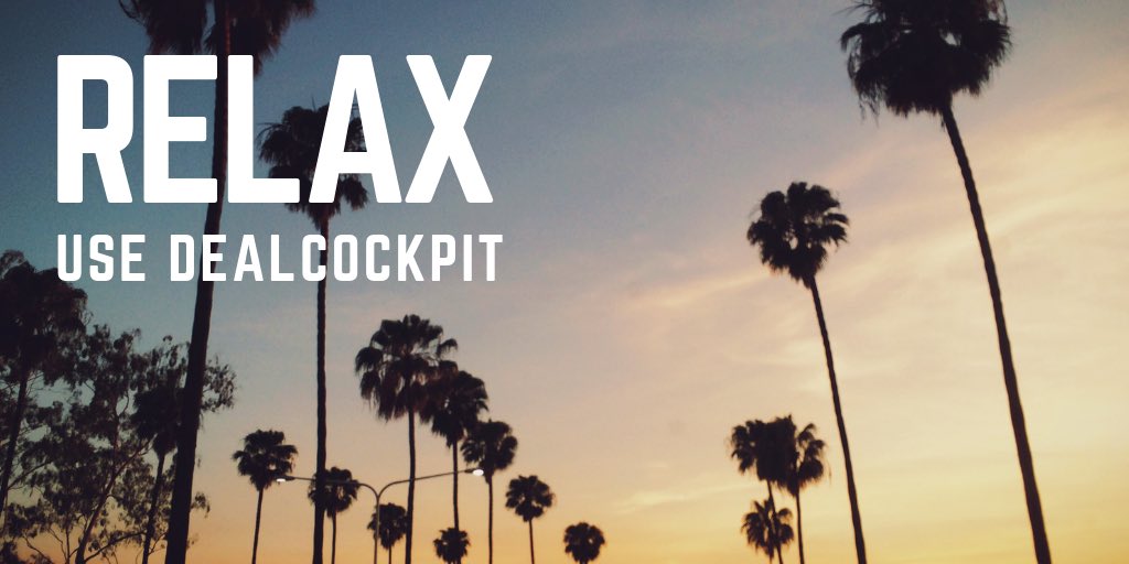 Enjoy your summer holidays..☀️
We handle it!
#MakingDealsHappen #DealCockpit #Transactions #PrivateEquity