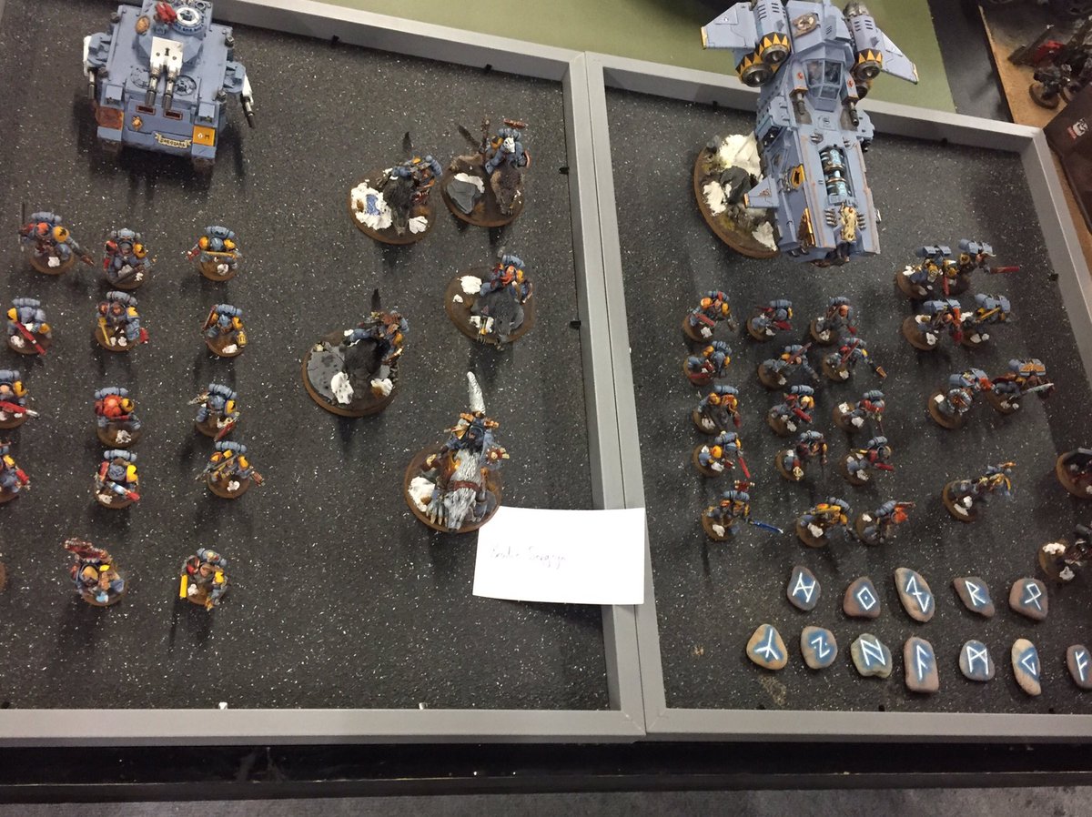 RenegadesRamble's tweet photo. Some more of the favourite army entrants from our double tap event. We’ll have the rest of them for you tomorrow! #valerenegadesgamingclub #firestormgames #gamesworkshop #warhammer #warhammer40k #gaming #modelling #painting #modelminiatures #competition https://t.co/hO4pV8u4ZJ