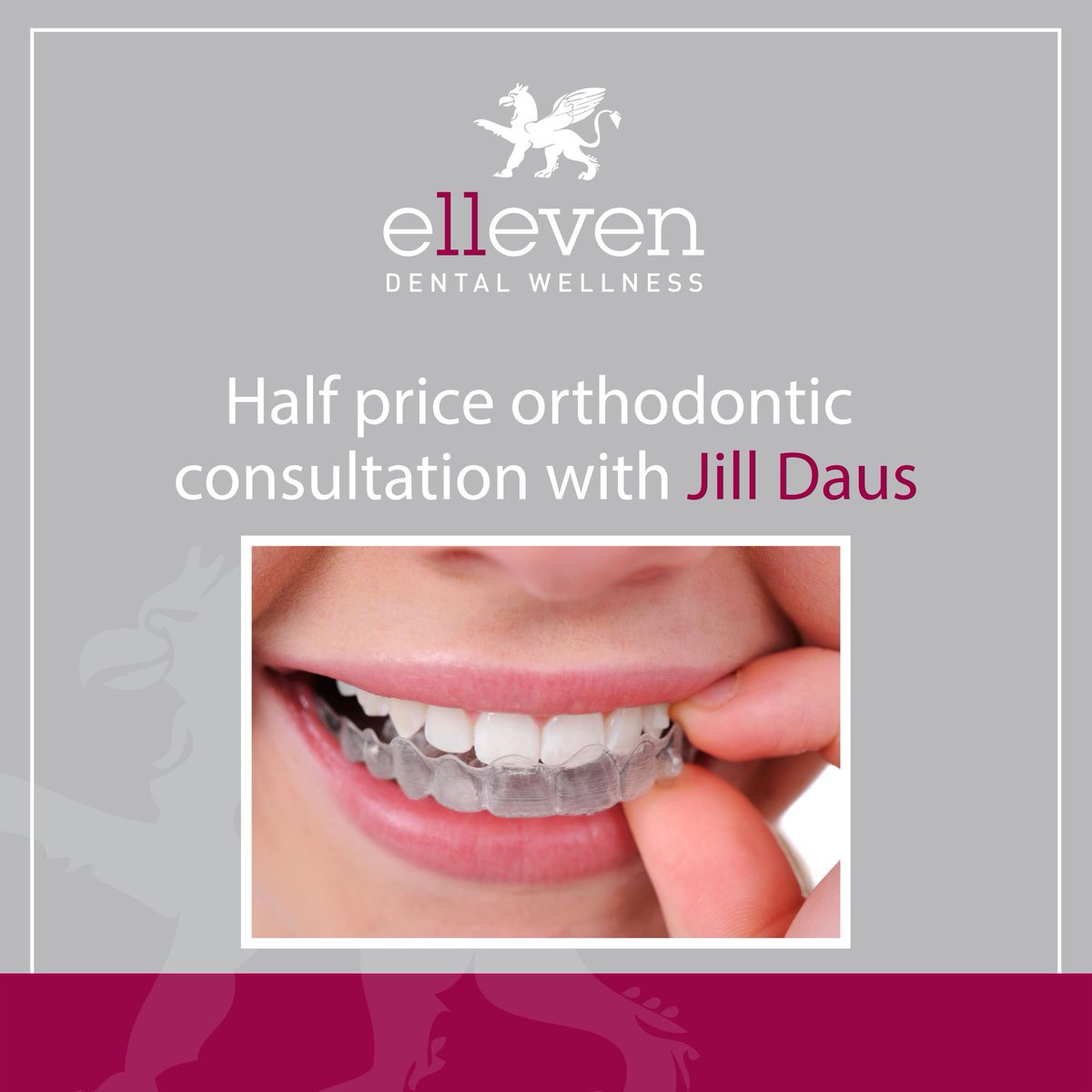 Half price orthodontic consultation with our specialist Jill Daus. If you're interested in embarking on your orthodontic journey &amp; would like to find more please come and see our specialist Jill Daus for a half price consultation of £120 (instead of £240): qoo.ly/yv2ih