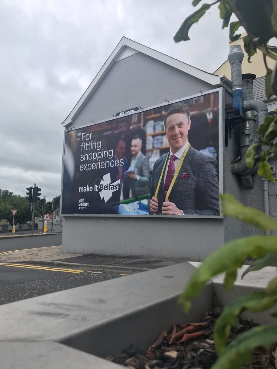 SuitorBrothers's tweet photo. Dear @VisitBelfast , please can i buy one of these boards to put in  @JakeOKane front garden.... just to remind him to #GetUpGetOutGetAtIt 🤞🤞🤞🤞 https://t.co/rqc5ifclIa
