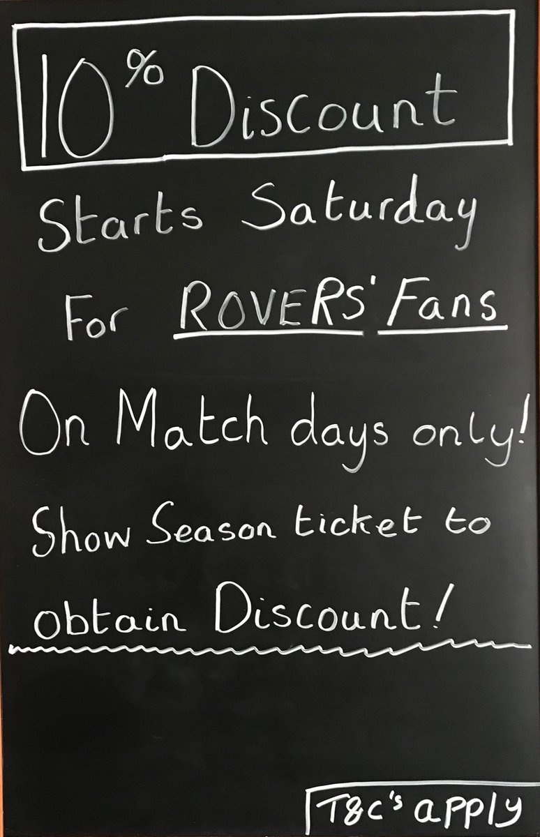 Attention Blackburn Rovers fans.