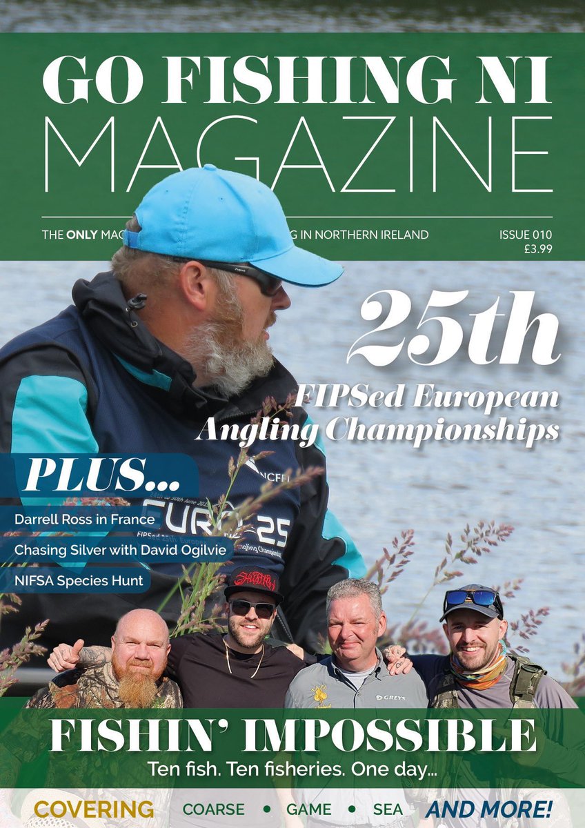 gofishingnimag's tweet photo. Go Fishing NI Magazine Edition 10 - OUT NOW!

As always, your feedback comments below are appreciated.

AVAILABLE via this link

https://t.co/mwC0X0ZRUf

OR on READLY

OR in PRINT

Print copies should be arriving in the post today/tomorrow. https://t.co/thDKTgvB5A