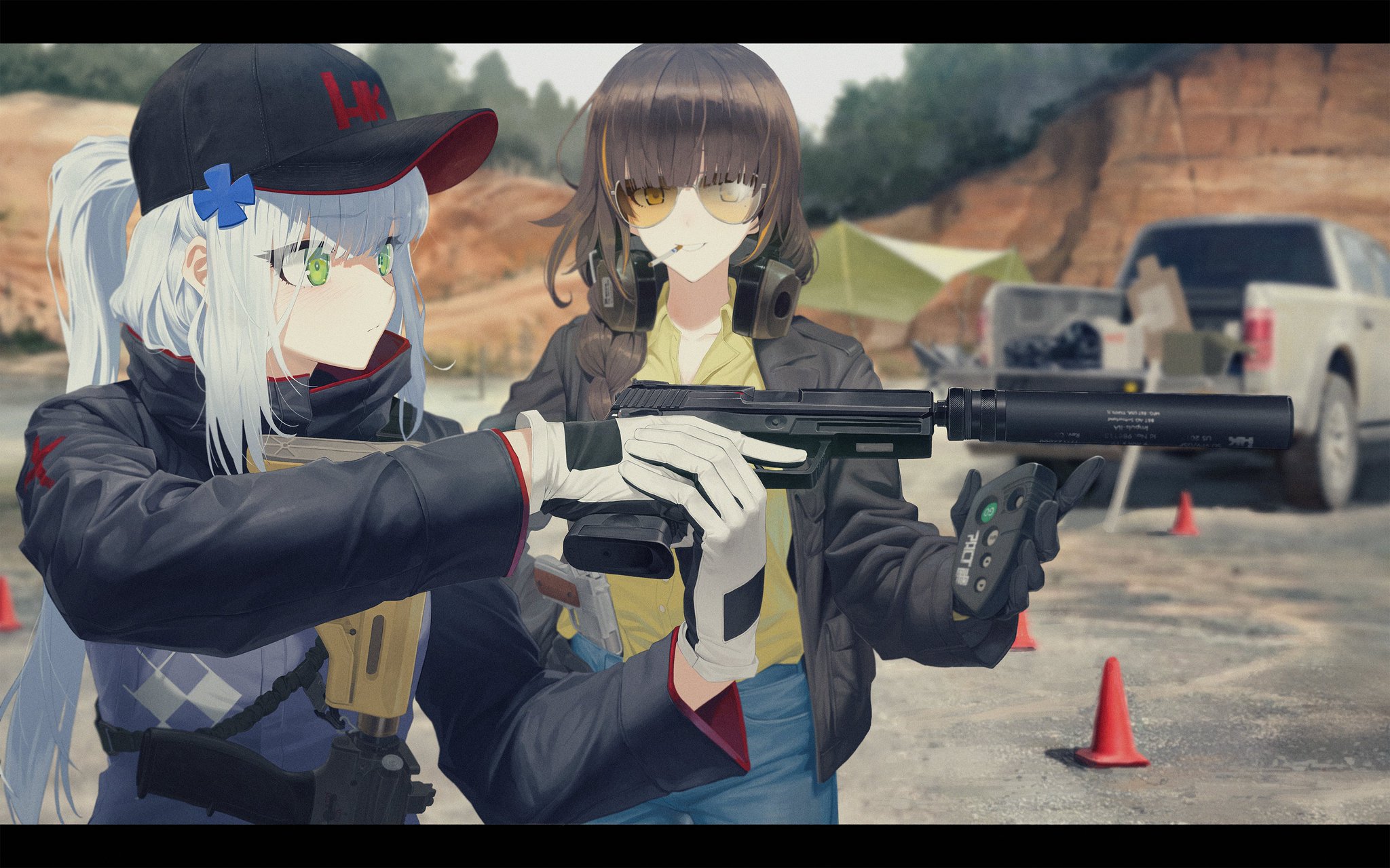 ドールズフロントライン公式 On Twitter Rt Cgornotcg 「416とm16a1のあの頃」 ドールズフロントライン1周年記念応援イラストを 描かせて頂きました 日本版 