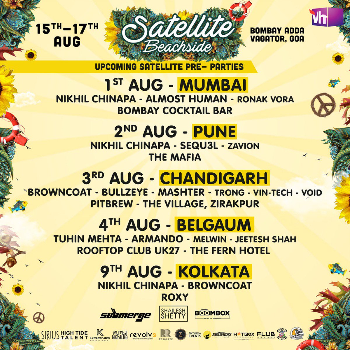Satellite_Fest's tweet photo. On the road to our main event and we're making some pit stops for good measure 🌈😊🤘🚀🎶
#PreParties #SatelliteBeachside https://t.co/M8v3FZYRSn