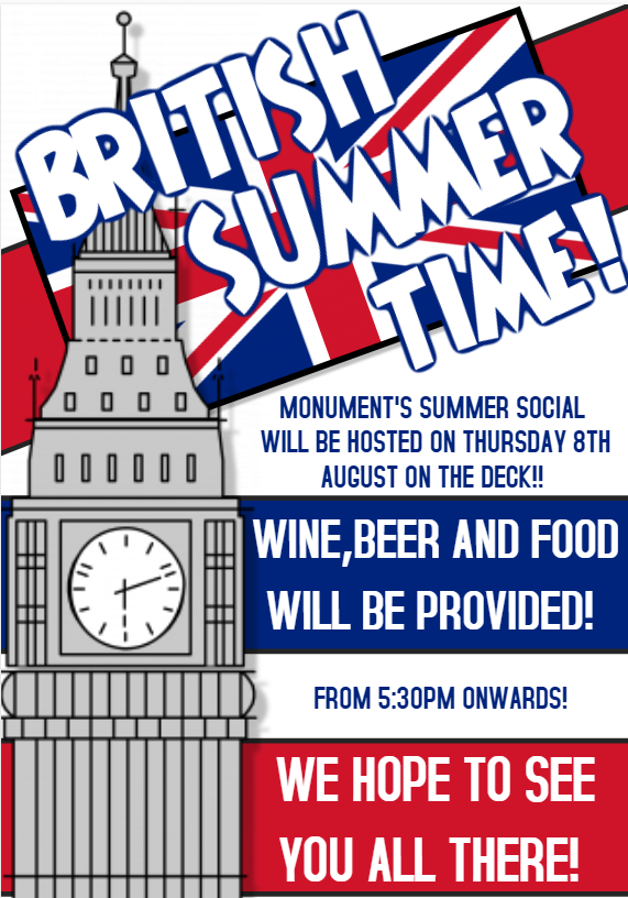 A COUNTDOWN BEGINS! 

ONE MORE WEEK UNTIL OUR SUMMER SOCIAL! 

🍻🥂☀️🏴󠁧󠁢󠁥󠁮󠁧󠁿🎉

#Servicedoffice #monument #party #alcohol