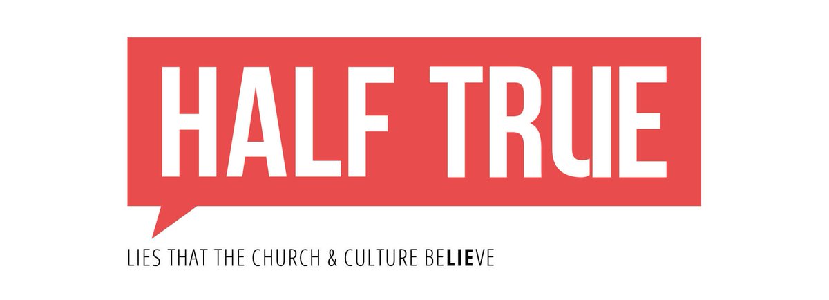 This Sunday we're heading into week two of our four week series Half True.

Listen to last weeks talks from around the city here: bit.ly/2GDGXri