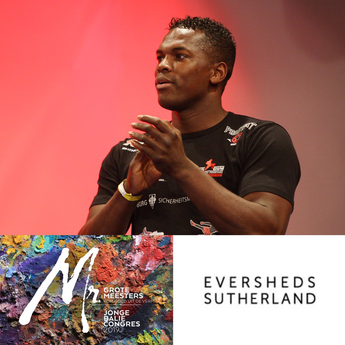 RÉMY BONJASKY - Met trots maken wij onze eerste spreker bekend! Als drievoudig wereldkampioen K1 is hij met recht een Meester in de verchtsport te noemen. Koop je ticket en laat je inspireren door deze “Flying Gentleman” —> link in bio ! #grotemeesters #komgoeduitdeverf