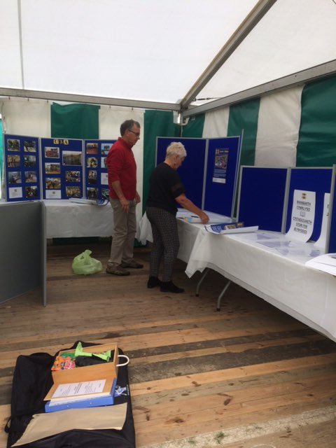U3AWales's tweet photo. North Wales U3A network members, setting up the U3A stand at the Eisteddfod Genedlaethol Cymru / National Eisteddfod of Wales. https://t.co/jXMxq0EnU5