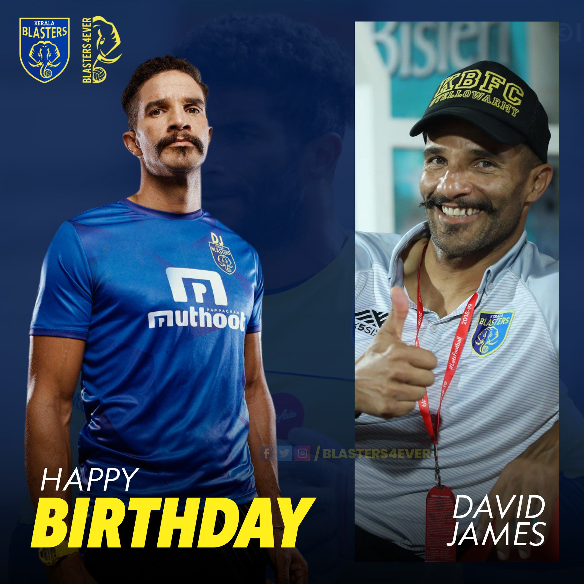 Here is wishing a happy birthday to David James!      